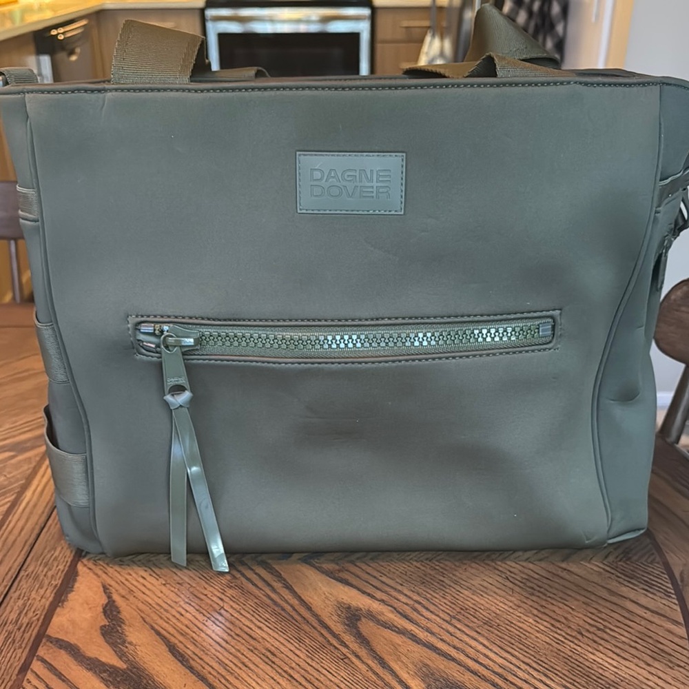 Dagne Dover Green Tote Bag
